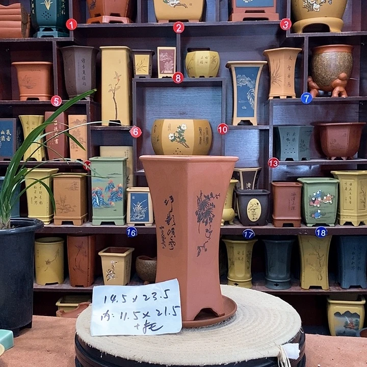 紫砂花盆紫砂花盆