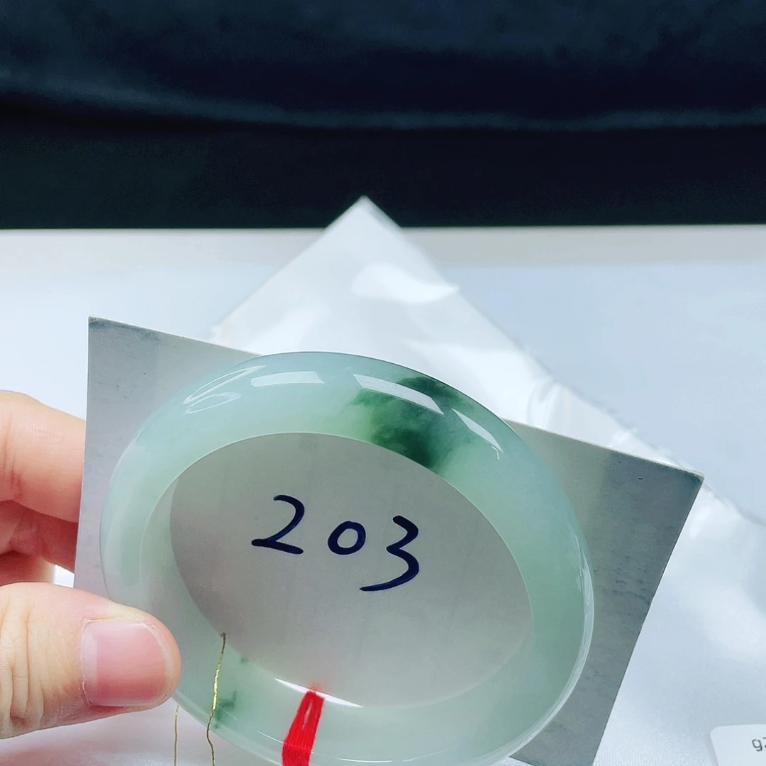 翡翠未镶嵌手镯58圈口力推