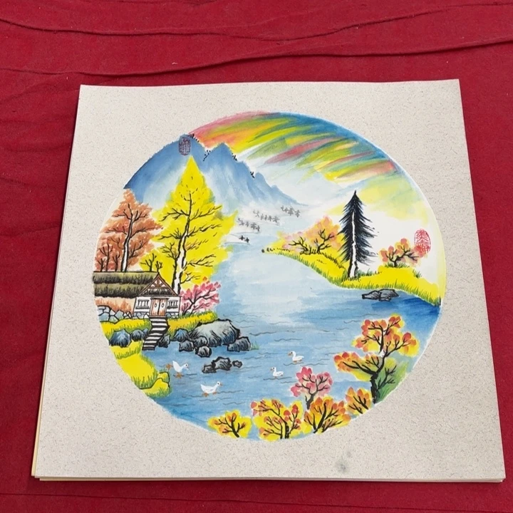 国画花鸟等多种鸟类的栖息50.50