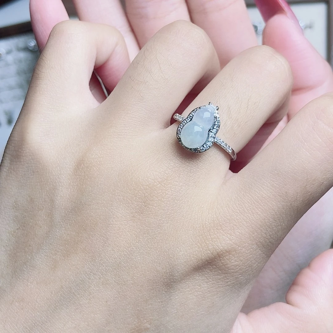 翡翠未镶嵌戒指07