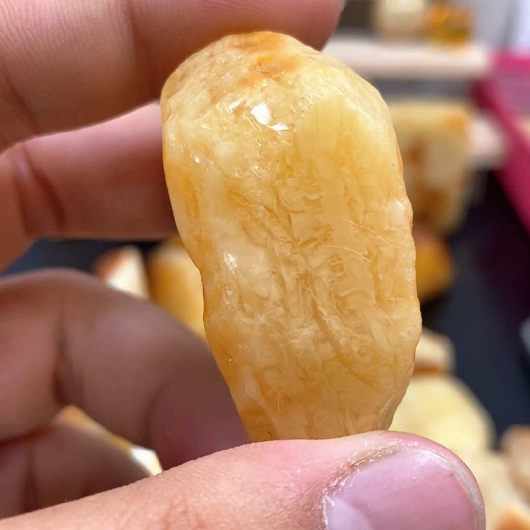 定制琥珀未镶嵌夜*天然蜜蜡原石加工不退不换