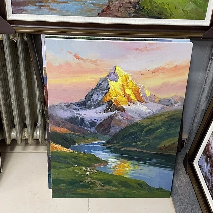 农***》油画画芯尺寸80x60cm