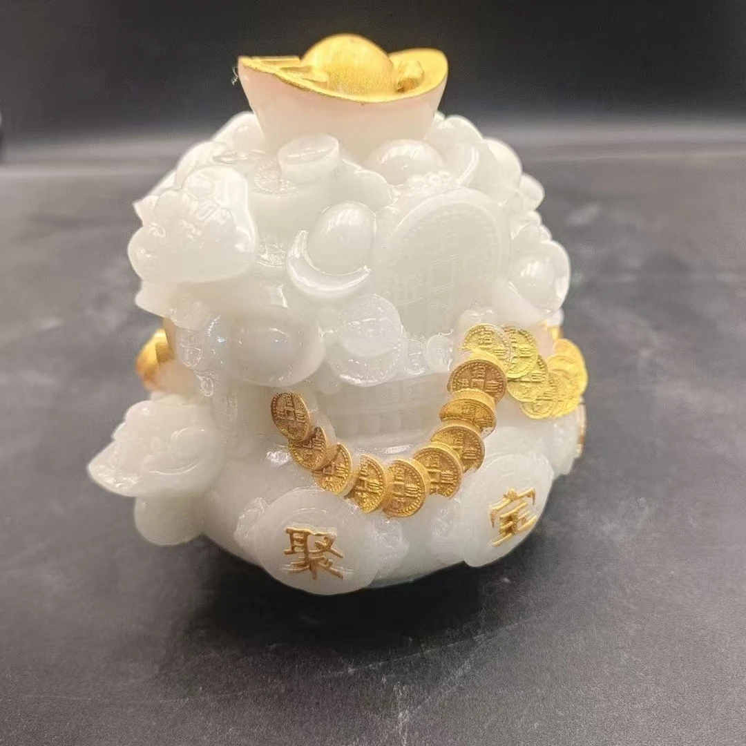 【大师已开】金蟾聚财装饰摆件