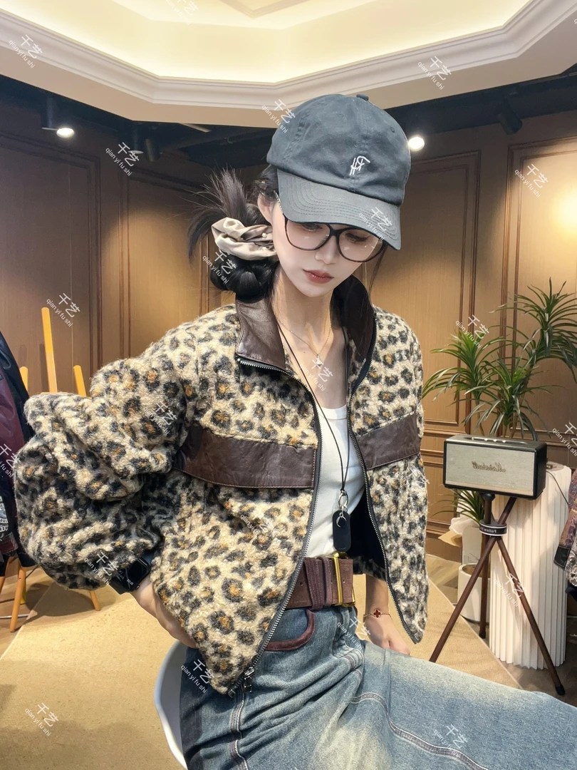 【千艺-Studio】“摩登格调”秋装海宁时尚秋冬短款网红设计夹克外套