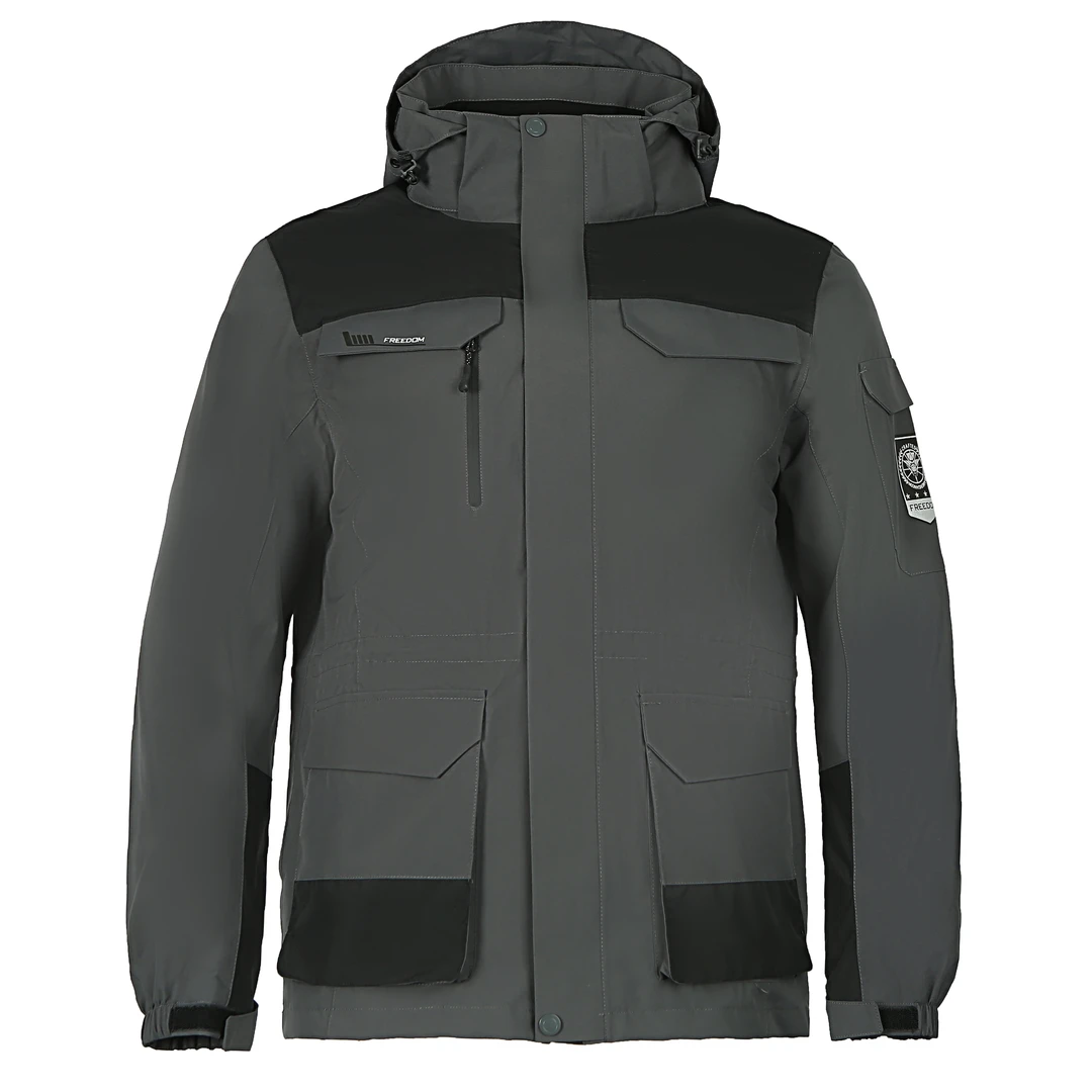 秋冬款男士户外防风防水男款时尚休闲保暖三合一冲锋衣010