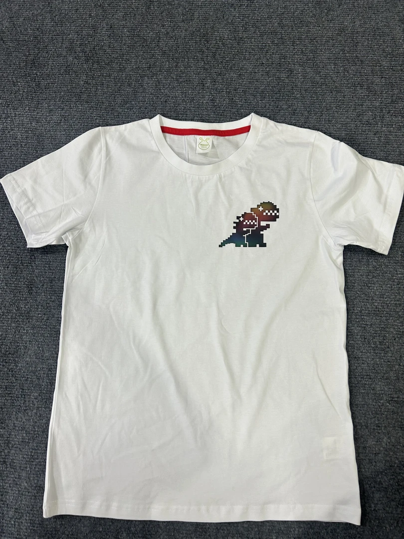 童装恐龙温感纯棉圆领短袖衫