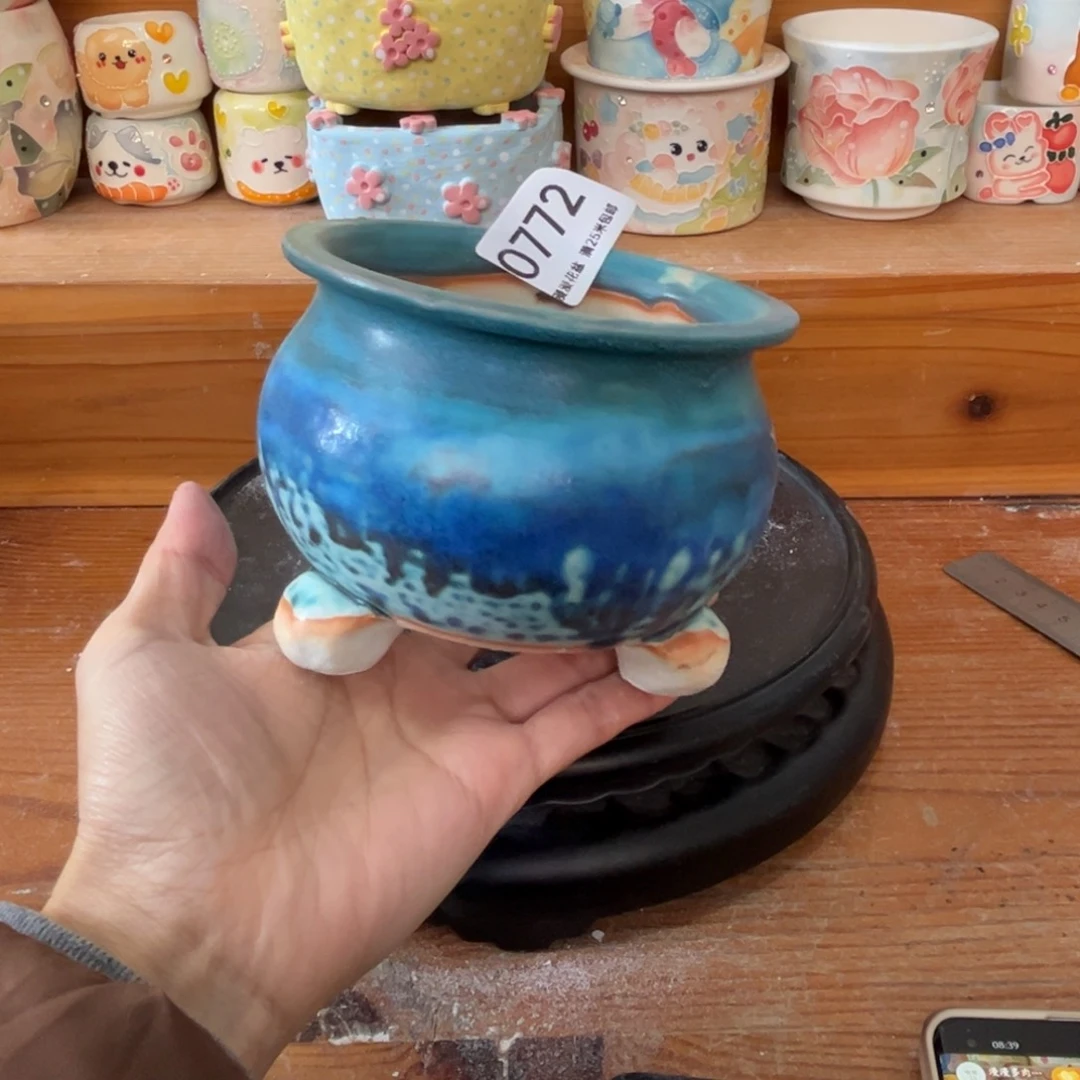 0772内口8.5景德镇手工制作瑕疵