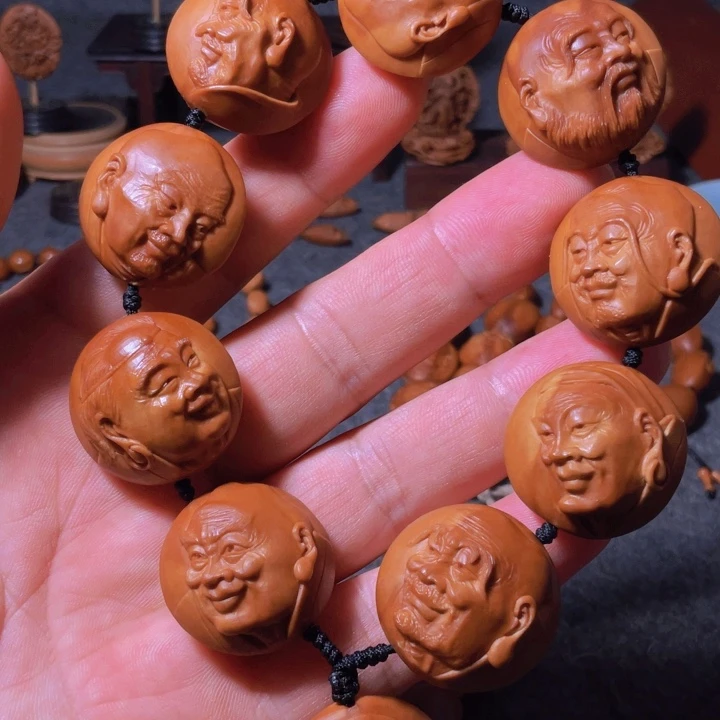 托***哥橄榄核手串/手链手工制作工艺精湛