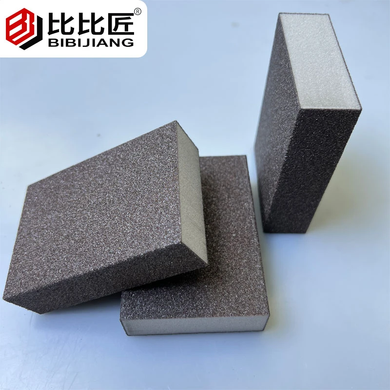 美缝清黑边海绵砂纸砂块墙面腻子打磨木工家具抛光打磨神器海绵砂