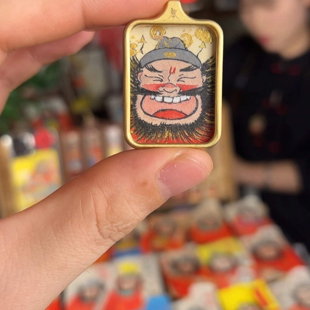 纯手绘钟馗文创画