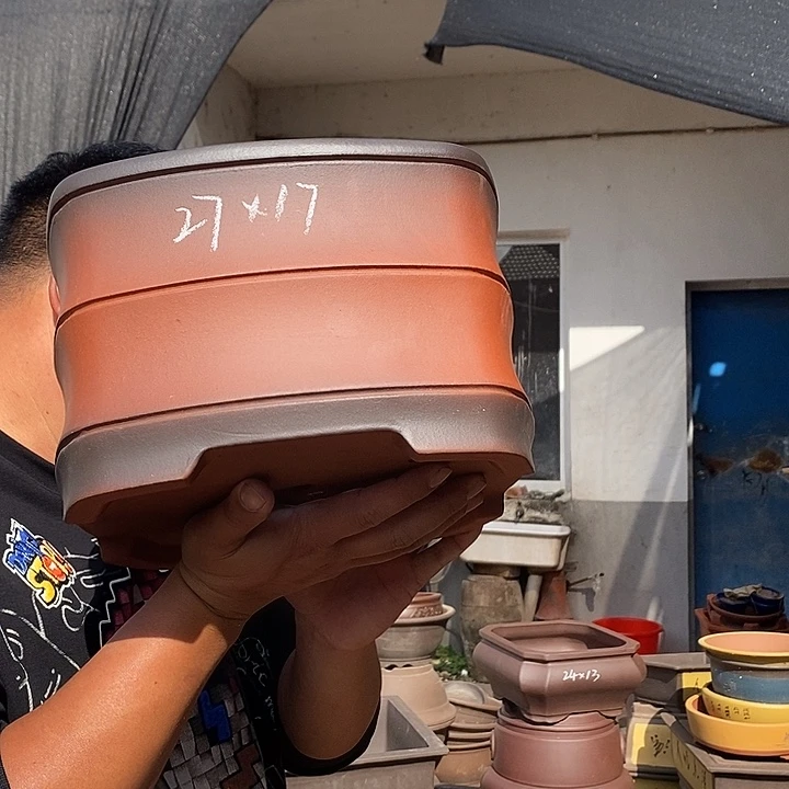 紫砂花盆宜兴紫砂