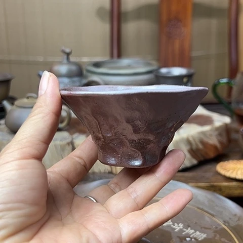 戬谷龙窑柴烧茶杯87