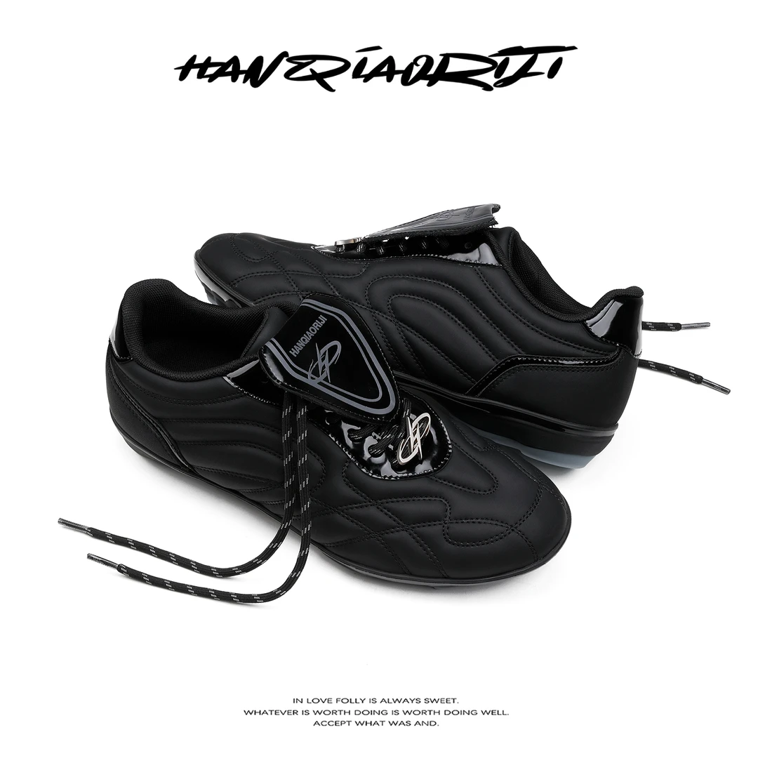 韩桥日记[幽渊系列]"涡轮"日常通勤薄底赛车鞋可拆卸休闲足球鞋男