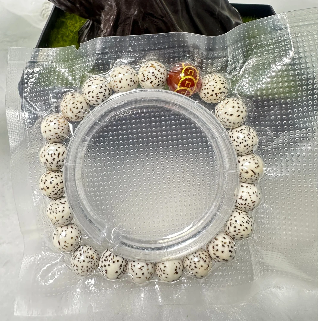 星月菩提手串推荐文玩手串单圈鸿运当头帝王砂6mm