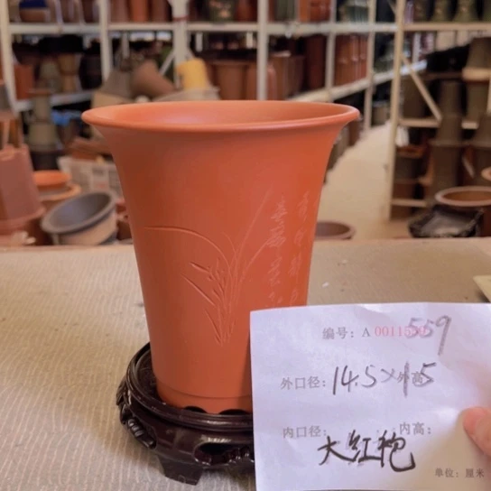 紫砂花盆紫紫砂盆
