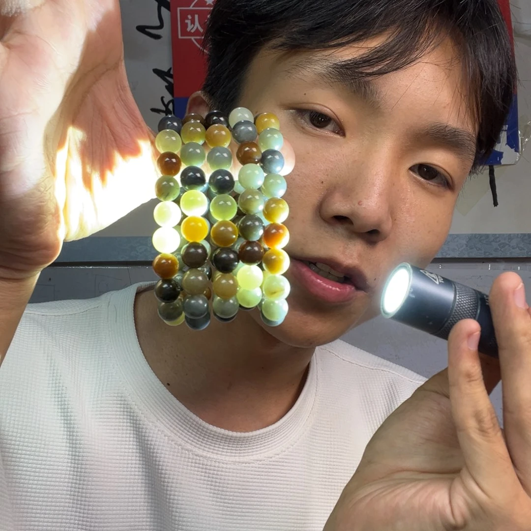 颈饰未镶嵌和田玉多样性拍一发一高端新疆楼兰手串卡10