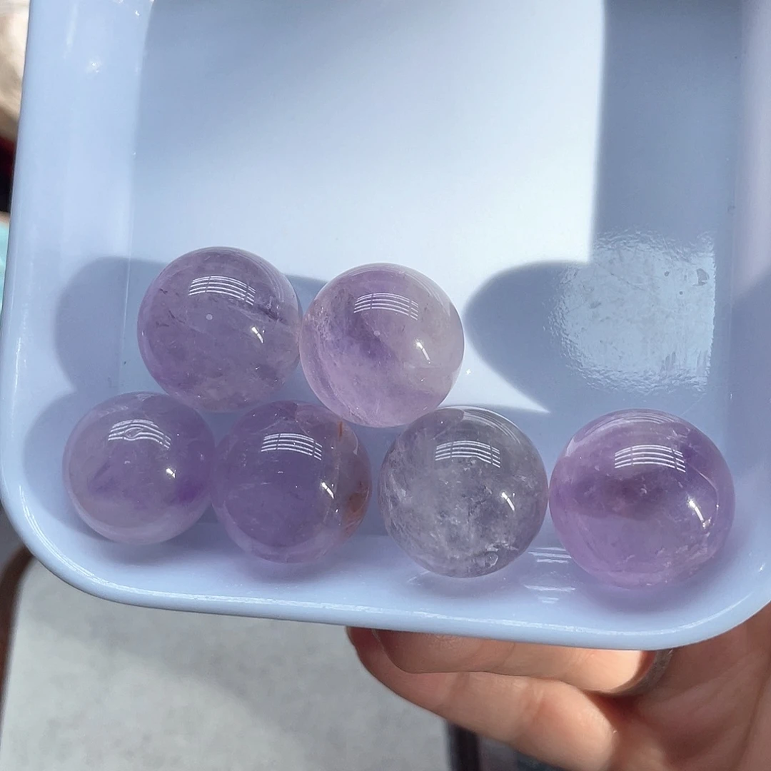 未镶嵌水晶珠宝半成品86紫水晶单株卡2.1mm