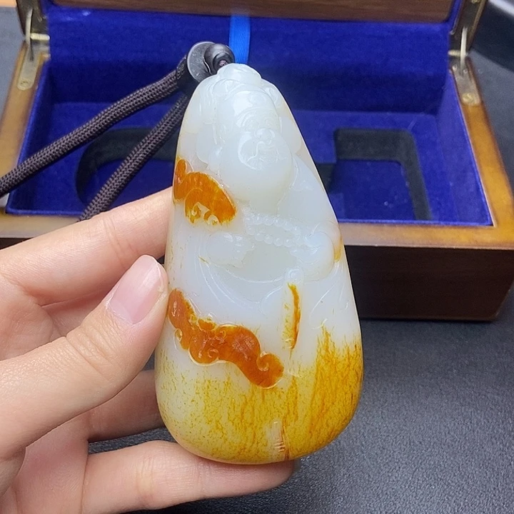 和田玉挂件未镶嵌和***！N