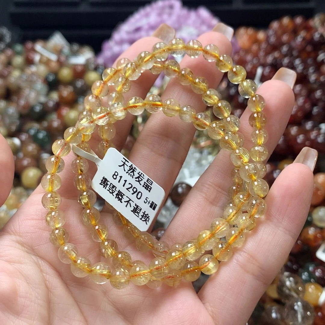 未镶嵌手链水晶，