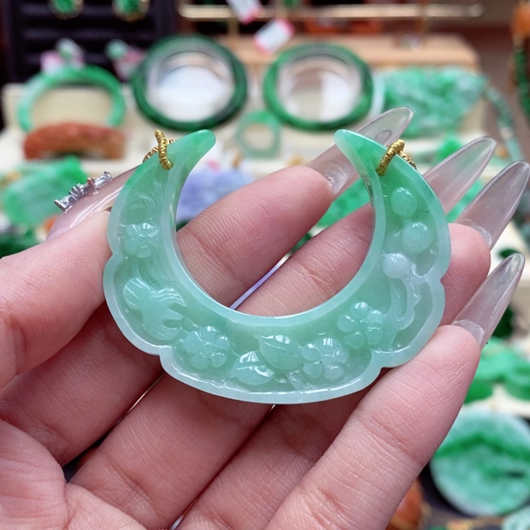 颈饰未镶嵌翡翠翡翠吊坠