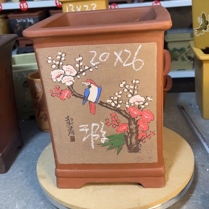 紫砂花盆紫砂花盆
