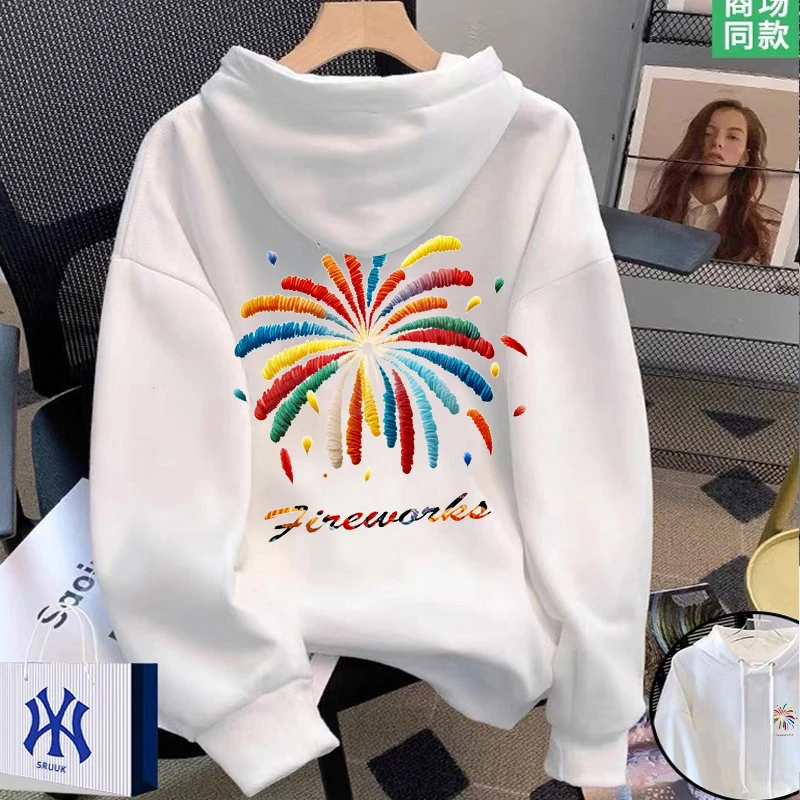 华棉圆领潮流长袖青少年连帽卫衣秋季印花潮流卫衣【热卖中】
