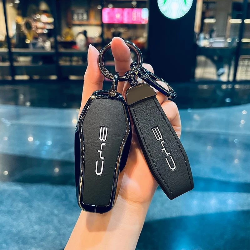 比亚迪秦plus钥匙套25款宋pro车海豹06女宋ldmi专用汉唐元plus壳