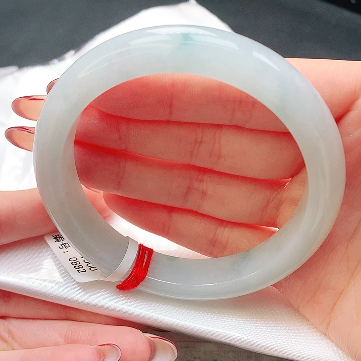 翡翠手镯未镶嵌60正圈