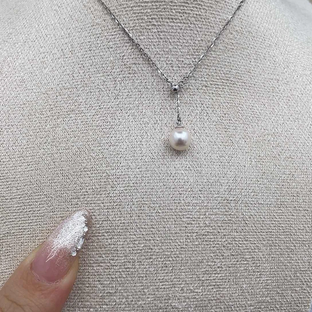 银S925镶嵌戒指海水珍珠