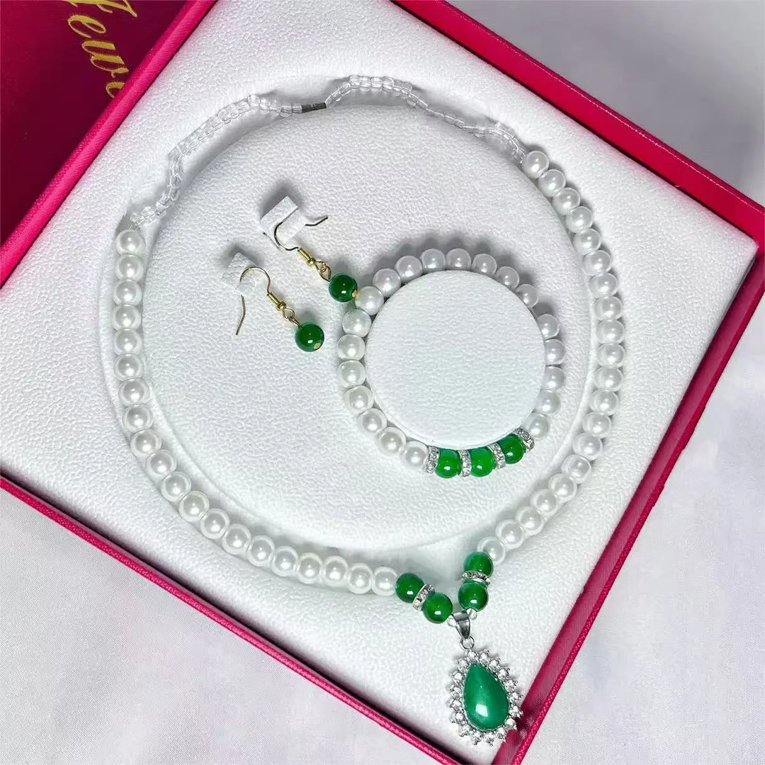 QL61珍珠白三件套