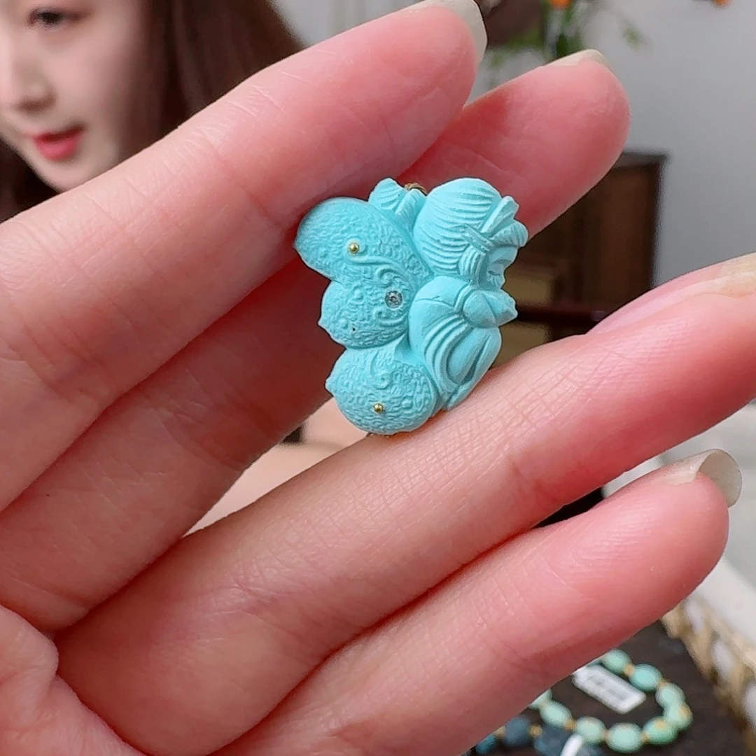 绿松石未镶嵌珠宝奇石