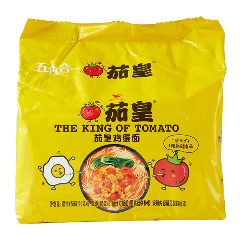 统一茄皇鸡蛋面5包入 116克*5包/组