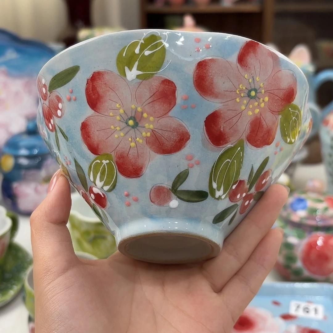 景德镇手绘高温釉下彩陶瓷茶具