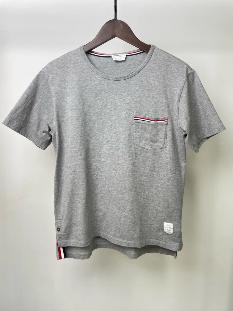 99新 THOMBROWNE 经典款灰色短袖/2码/25315