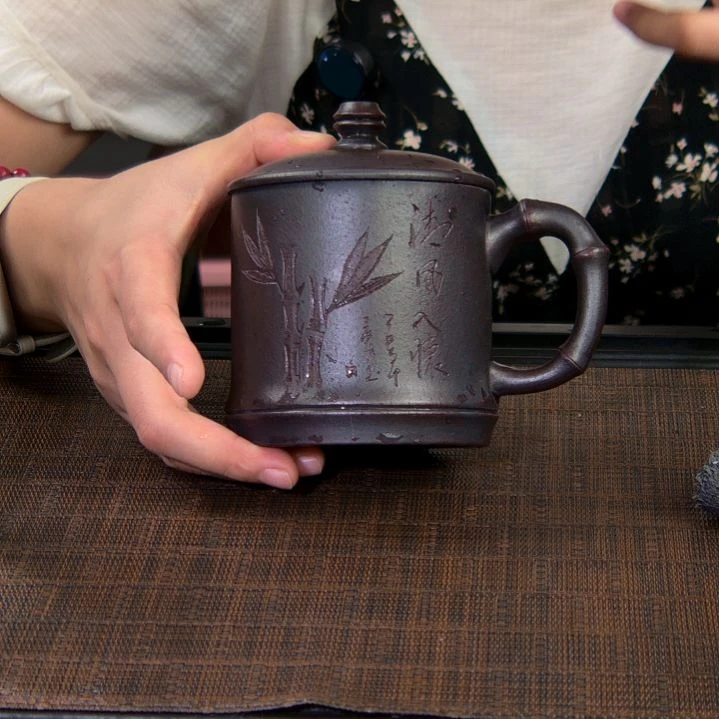茶杯紫砂高货放漏