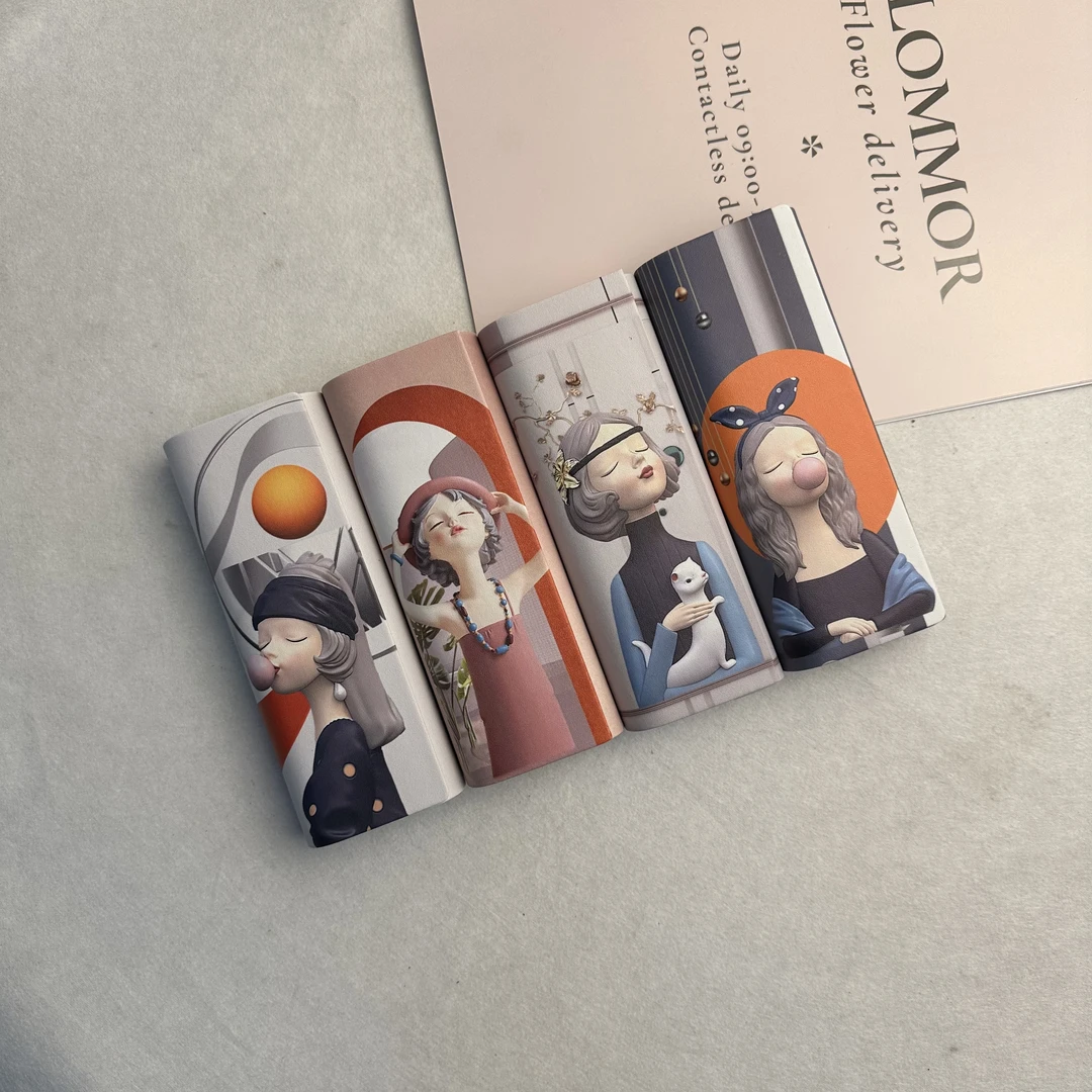 泡泡糖女孩大容量眼镜盒便携抗压可爱少女心学生收纳盒