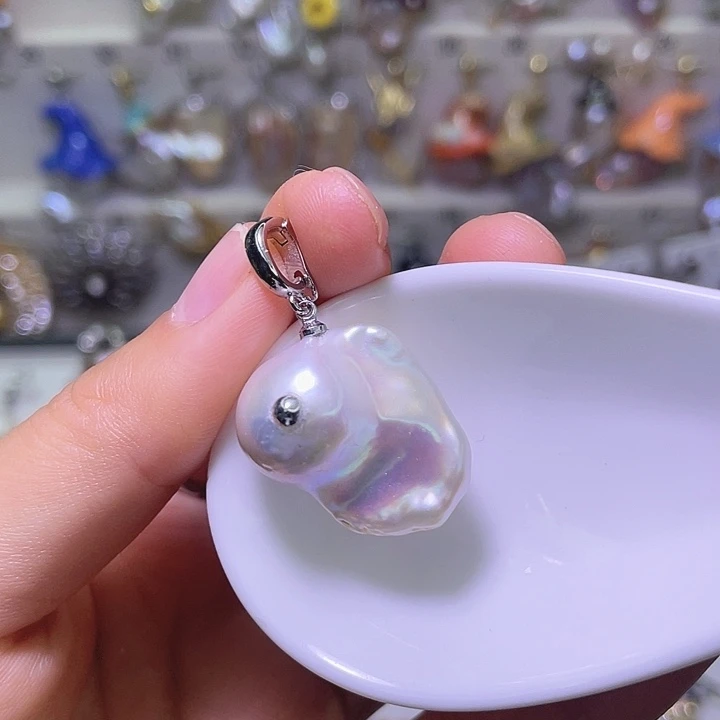 淡水珍珠颈饰合金