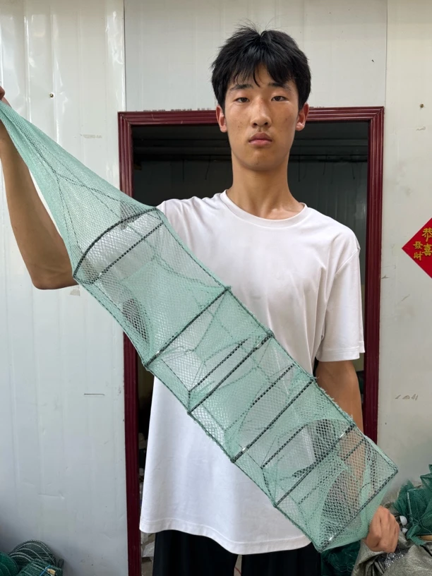 柴集网中4门三门加厚多门设计户外专用黄鳝泥鳅龙虾河虾地笼网