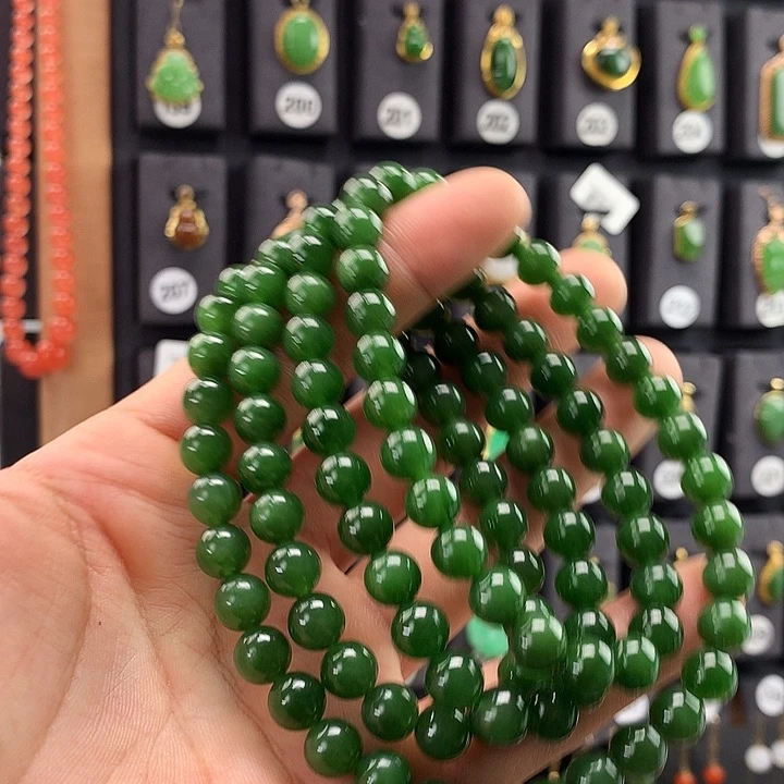 和田玉手链未镶嵌