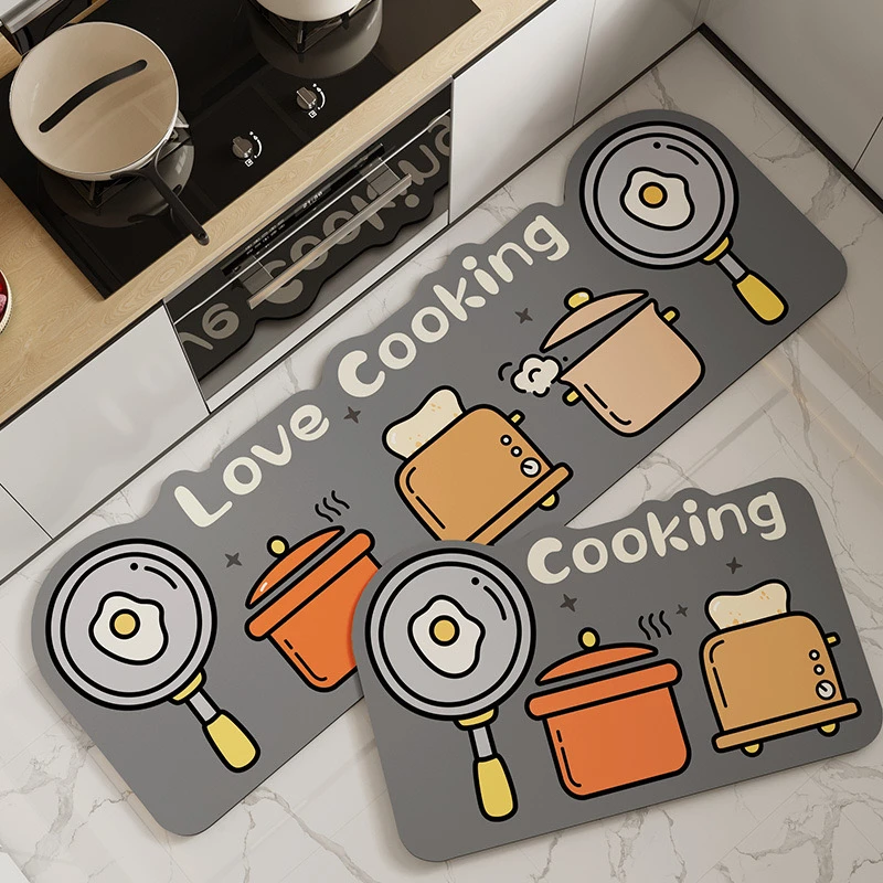 B101-B300微瑕硅藻泥地垫玄关门口入户客厅卧室床边毯地垫