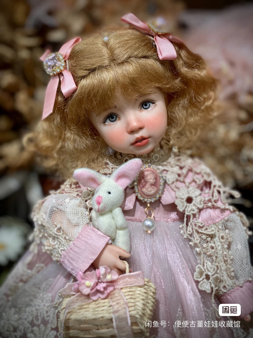 美国艺术家手工制作陶瓷娃娃孤品，不退，不换，顺丰到付当面验收。