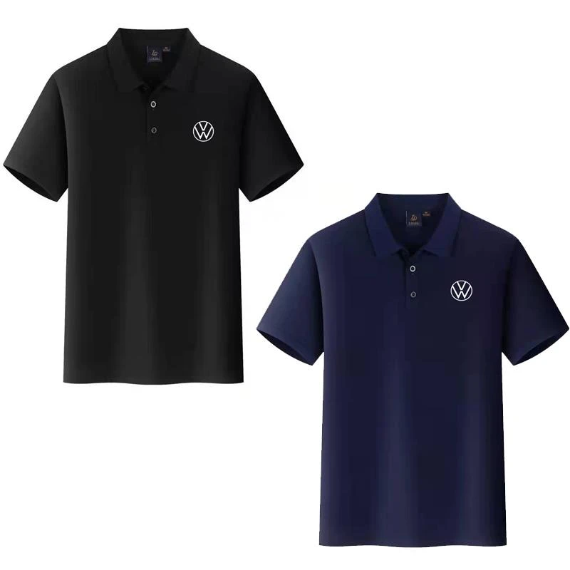 适用于新款上汽大众4s店工装T恤定制汽车城销售员工作服POLO衫车