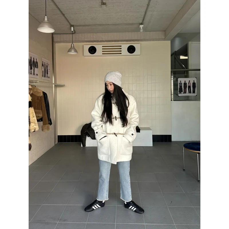 【ONEXH专场款】IN choose u笑笑家冬季简约牛仔长裤89367