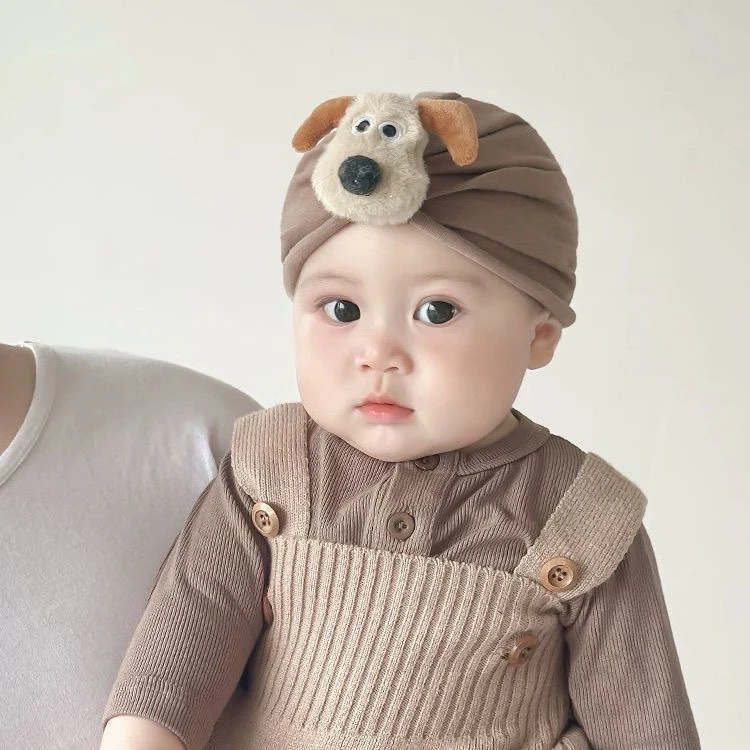 新生婴儿帽子春秋夏男女可爱宝宝胎帽印度婴幼儿超萌爱护囟门头帽