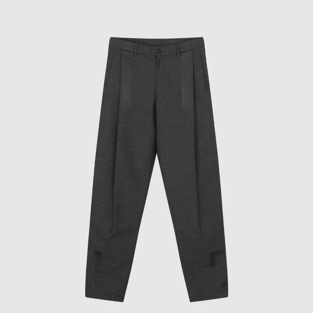 EMPORIO ARMANI EA阿玛尼羊毛真丝男修身休闲裤U1P84NU1190631
