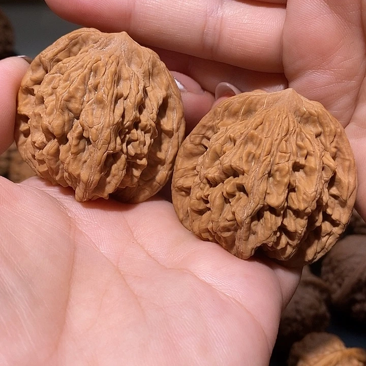 把件文玩核桃47蓟县山地虎头