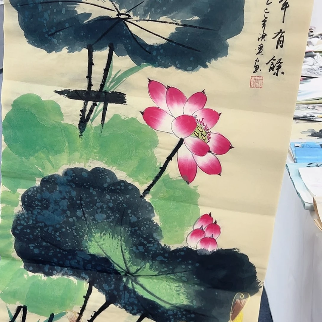 国画事事顺心如意万事如意