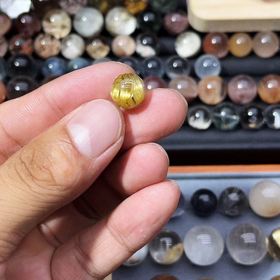 未镶嵌颈饰水晶11.4mm钛晶