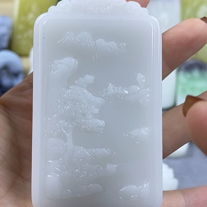 颈饰未镶嵌和田玉