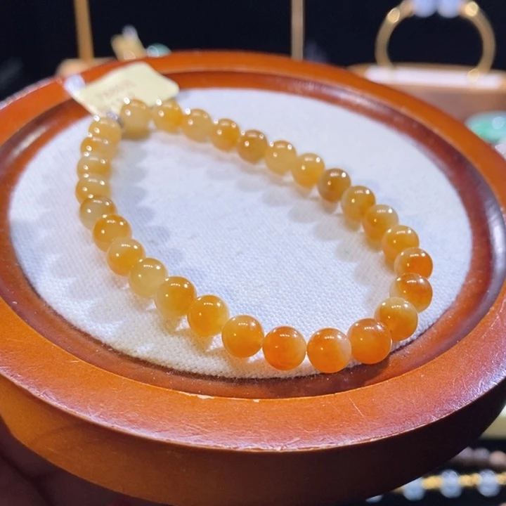 翡翠未镶嵌吊坠(不含链)翡翠红黄翡手串卡6